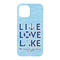 Live Love Lake iPhone 15 Pro Case - Back