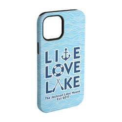 Live Love Lake iPhone Case - Rubber Lined - iPhone 15 Pro (Personalized)