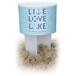 Live Love Lake White Beach Spiker Drink Holder (Personalized)