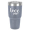 Love Quotes and Sayings 30 oz Stainless Steel Ringneck Tumbler - Grey - Front
