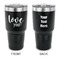 Love Quotes and Sayings 30 oz Stainless Steel Ringneck Tumblers - Black - Double Sided - APPROVAL