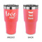 Love Quotes and Sayings 30 oz Stainless Steel Tumbler - Coral - Double Sided
