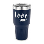 Love Quotes and Sayings 30 oz Stainless Steel Tumbler - Navy - Single Sided
