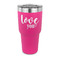 Love Quotes and Sayings 30 oz Stainless Steel Ringneck Tumblers - Pink - FRONT