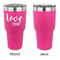 Love Quotes and Sayings 30 oz Stainless Steel Ringneck Tumblers - Pink - Single Sided - APPROVAL
