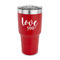 Love Quotes and Sayings 30 oz Stainless Steel Ringneck Tumblers - Red - FRONT