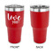 Love Quotes and Sayings 30 oz Stainless Steel Ringneck Tumblers - Red - Single Sided - APPROVAL
