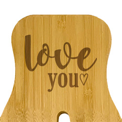 Love Quotes and Sayings Bamboo Salad Mixing Hand