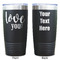 Love Quotes and Sayings Black Polar Camel Tumbler - 20oz - Double Sided  - Approval