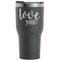 Love Quotes and Sayings Black RTIC Tumbler (Front)