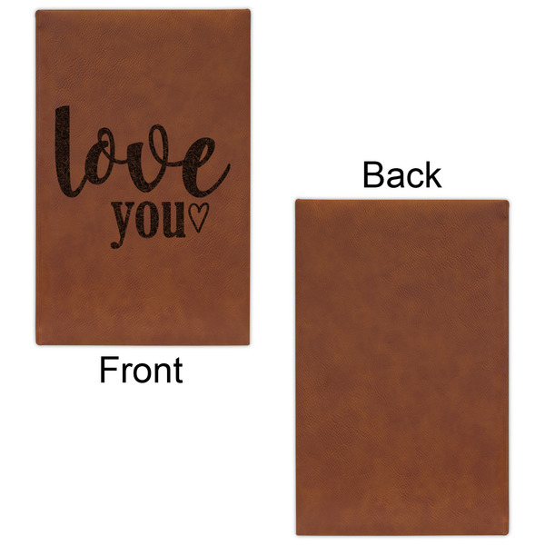 Love Quotes and Sayings Cognac Leatherette Journal - Single Sided - Apvl