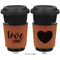 Love Quotes and Sayings Cognac Leatherette Mug Sleeve - Double Sided Apvl