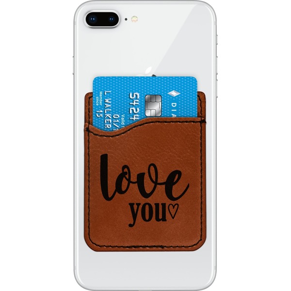 Custom Love Quotes and Sayings Leatherette Phone Wallet