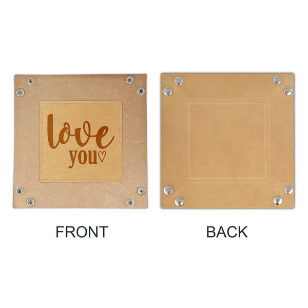 Love Quotes and Sayings Genuine Leather Valet Trays - APPROVAL