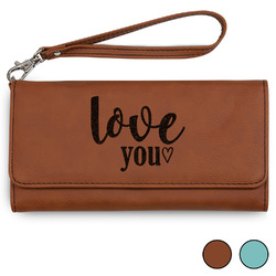 Love Quotes and Sayings Ladies Leather Wallet - Laser Engraved