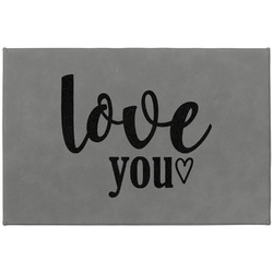 Love Quotes and Sayings Large Gift Box w/ Engraved Leather Lid