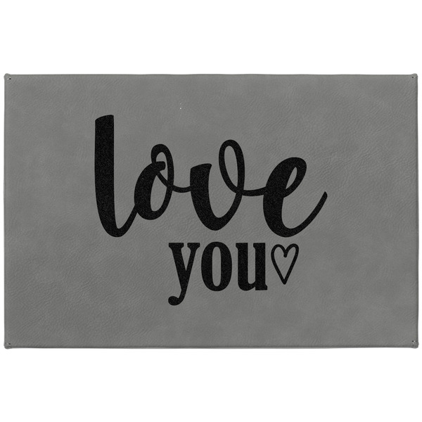 Love Quotes and Sayings Large Engraved Gift Box with Leather Lid - Approval