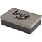Love Quotes and Sayings Large Engraved Gift Box with Leather Lid - Front/Main