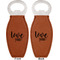 Love Quotes and Sayings Leather Bar Bottle Opener - Front and Back