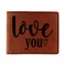 Love Quotes and Sayings Leather Bifold Wallet - Single