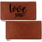Love Quotes and Sayings Leather Checkbook Holder Front and Back Single Sided - Apvl