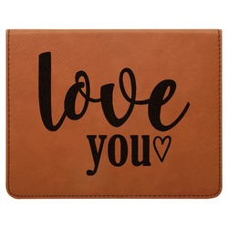 Love Quotes and Sayings Leatherette 4-Piece Wine Tool Set