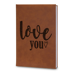 Love Quotes and Sayings Leatherette Journal - Large - Double Sided