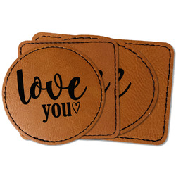 Love Quotes and Sayings Faux Leather Iron On Patch