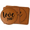Love Quotes and Sayings Faux Leather Iron On Patch
