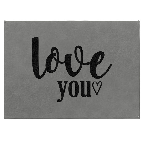 Love Quotes and Sayings Medium Gift Box with Engraved Leather Lid - Approval