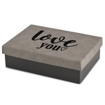 Love Quotes and Sayings Gift Boxes w/ Engraved Leather Lid