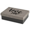 Love Quotes and Sayings Medium Gift Box with Engraved Leather Lid - Front/main