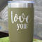 Love Quotes and Sayings Olive Polar Camel Tumbler - 20oz - Close Up
