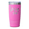 Love Quotes and Sayings Pink Polar Camel Tumbler - 20oz - Single Sided - Approval