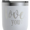 Love Quotes and Sayings RTIC Tumbler - White - Close Up