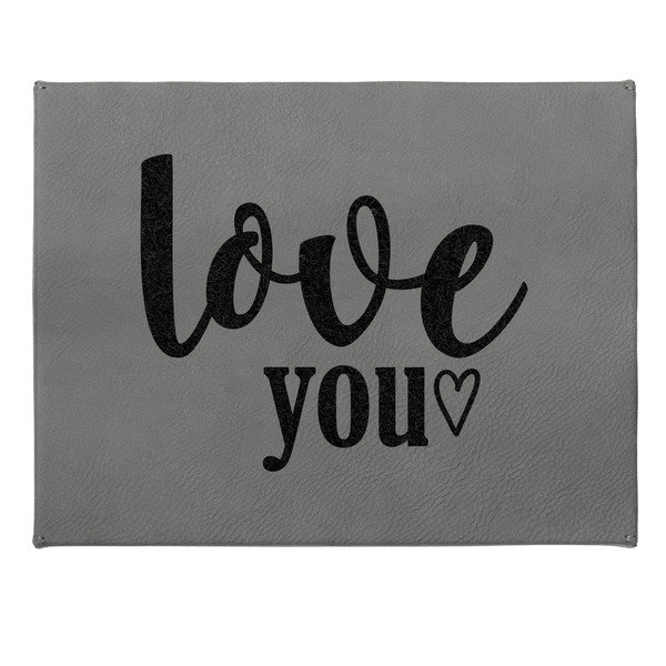 Love Quotes and Sayings Small Engraved Gift Box with Leather Lid - Approval