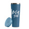 Love Quotes and Sayings Steel Blue RTIC Everyday Tumbler - 28 oz. - Lid Off