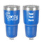 Mom Quotes and Sayings 30 oz Stainless Steel Ringneck Tumbler - Blue - Double Sided - Front & Back