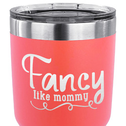 Mom Quotes and Sayings 30 oz Stainless Steel Tumbler - Coral - Double Sided
