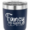 Mom Quotes and Sayings 30 oz Stainless Steel Ringneck Tumbler - Navy - CLOSE UP