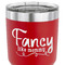 Mom Quotes and Sayings 30 oz Stainless Steel Ringneck Tumbler - Red - CLOSE UP