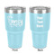 Mom Quotes and Sayings 30 oz Stainless Steel Tumbler - Teal - Double-Sided