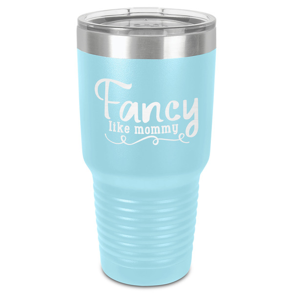 Mom Quotes and Sayings 30 oz Stainless Steel Ringneck Tumbler - Teal - Front