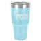 Mom Quotes and Sayings 30 oz Stainless Steel Tumbler - Teal - Single-Sided