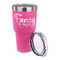 Mom Quotes and Sayings 30 oz Stainless Steel Ringneck Tumblers - Pink - LID OFF