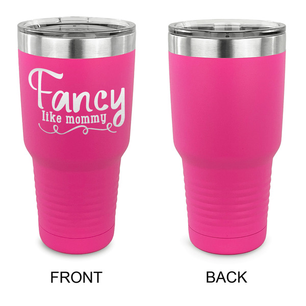 Mom Quotes and Sayings 30 oz Stainless Steel Ringneck Tumblers - Pink - Single Sided - APPROVAL