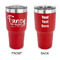 Mom Quotes and Sayings 30 oz Stainless Steel Ringneck Tumblers - Red - Double Sided - APPROVAL