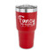 Mom Quotes and Sayings 30 oz Stainless Steel Ringneck Tumblers - Red - FRONT