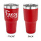 Mom Quotes and Sayings 30 oz Stainless Steel Ringneck Tumblers - Red - Single Sided - APPROVAL