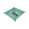 Mom Quotes and Sayings 6" x 6" Teal Leatherette Snap Up Tray -  MAIN